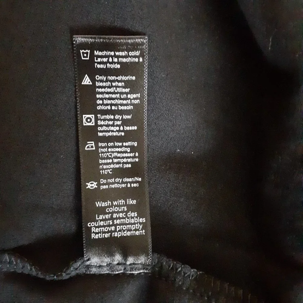 Paisley Sky Maternity NWT Women's XL Black Long Sleeve Dress - Picture 6 of 6